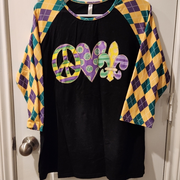 Women's Iltex black LSU long sleeve tshirt. Size Large. - Picture 1 of 4